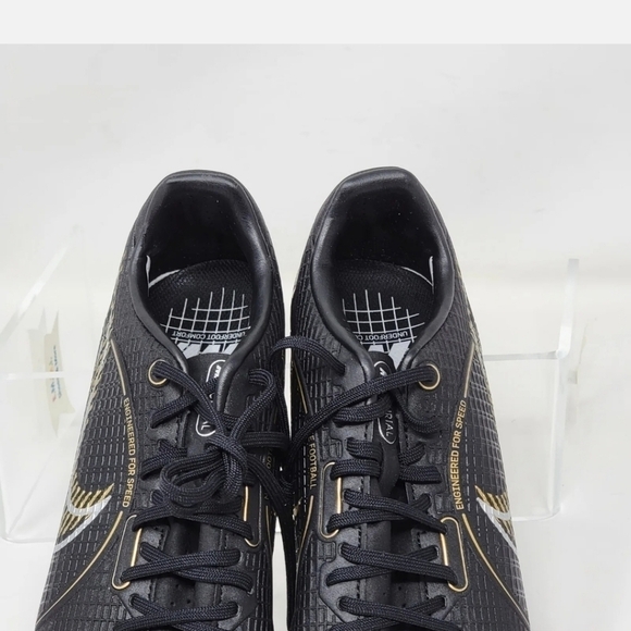Nike Mercurial Vapor 14 Pro FG Black Gold Soccer Cleats Mens Sz Multi DJ2869-007 main image 11
